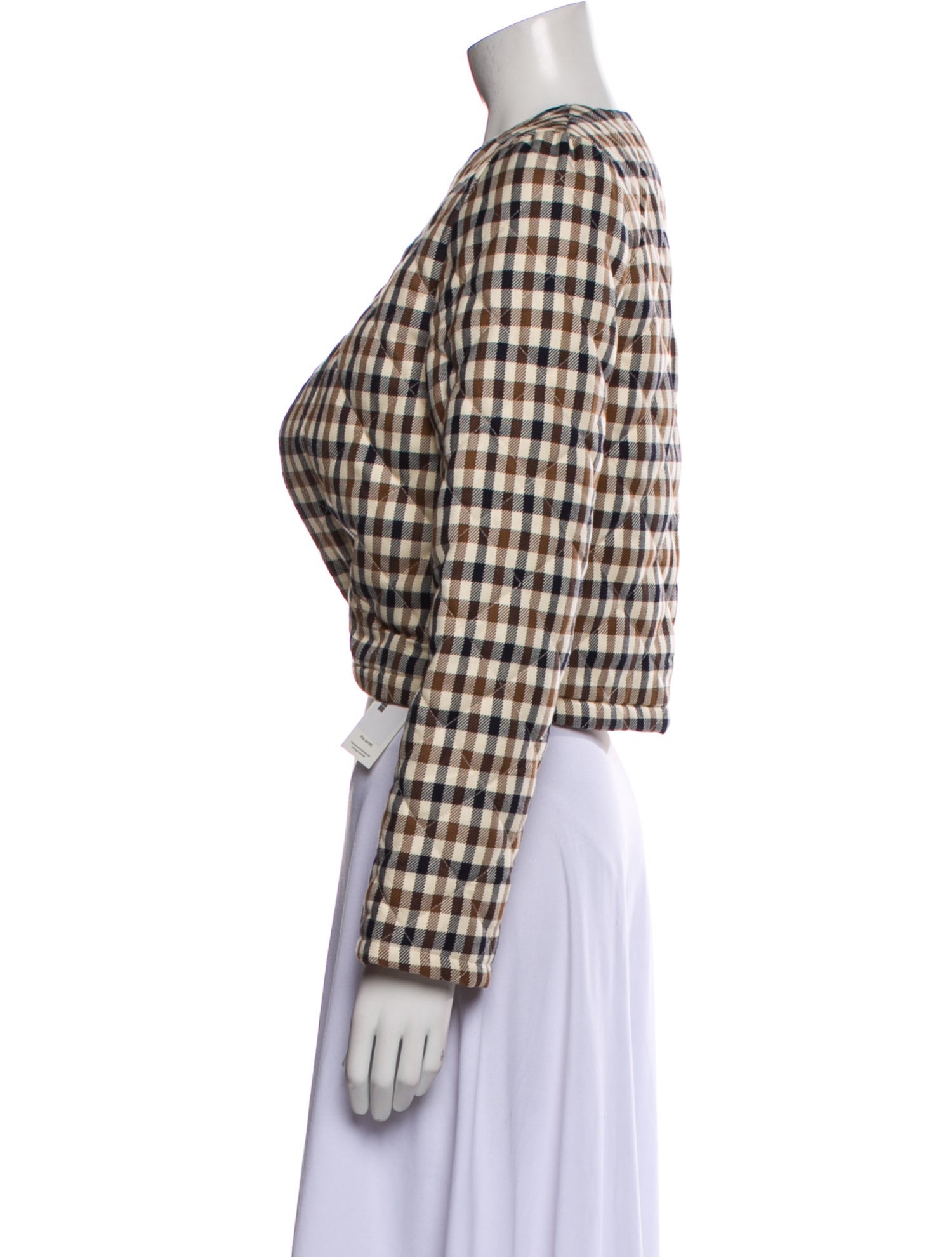 Caroline Constas Plaid Print Evening Jacket w/ Tags