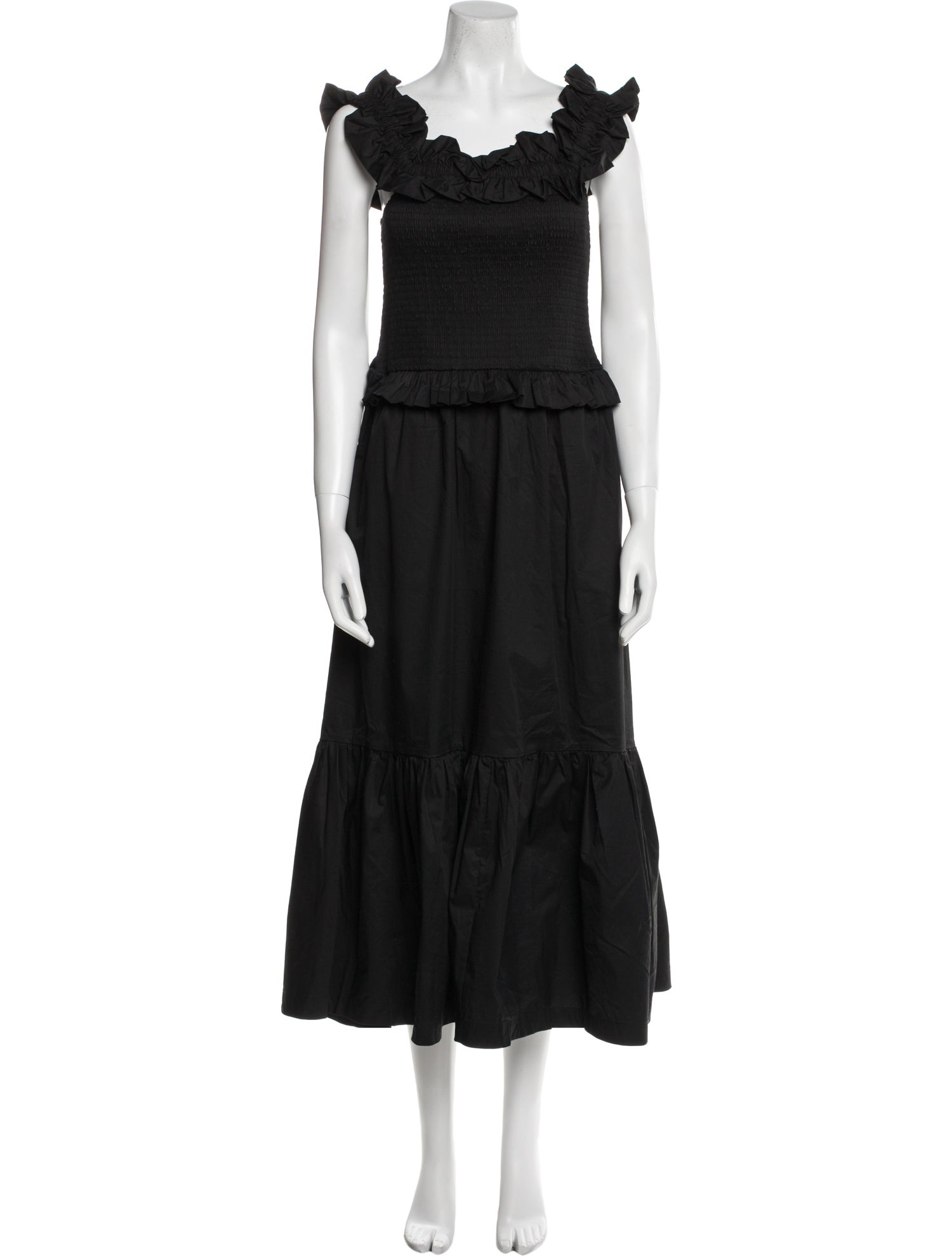 Caroline Constas Square Neckline Long Dress