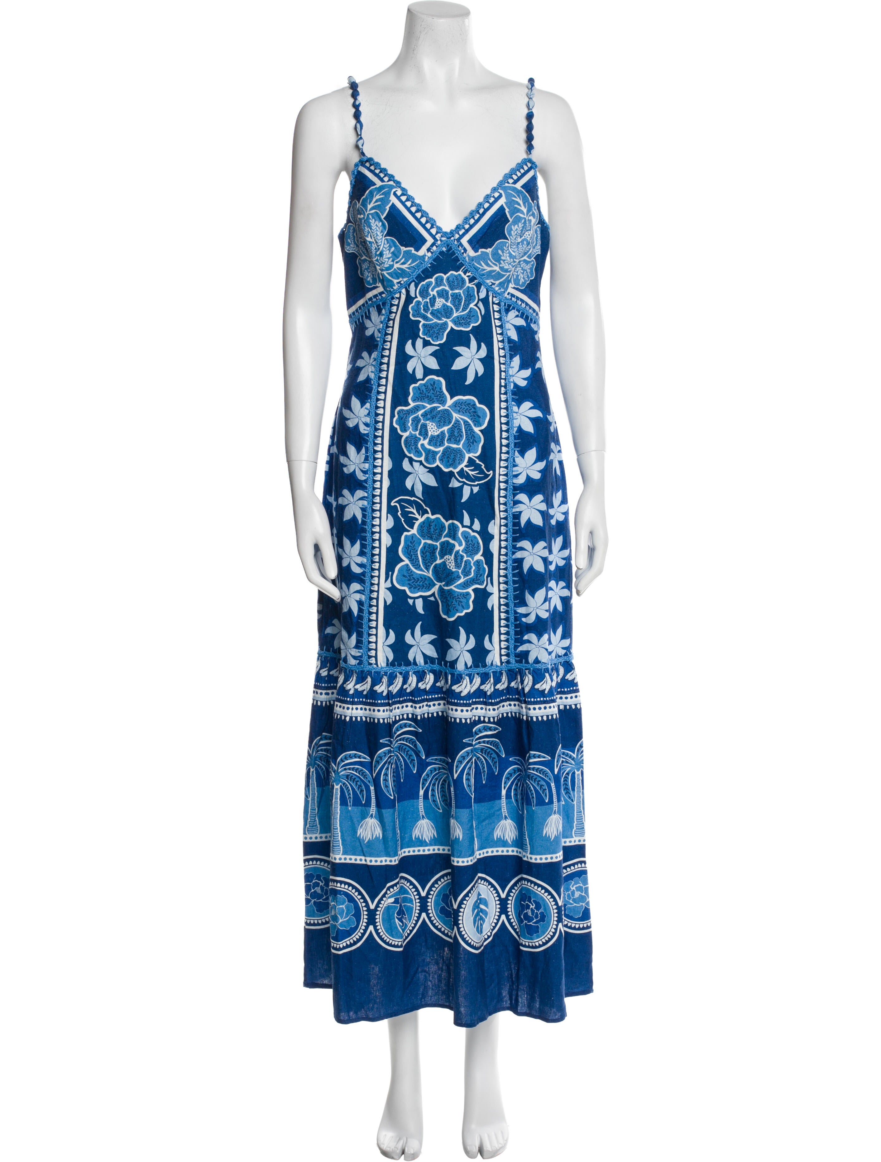 Caroline Constas Printed Long Dress w/ Tags