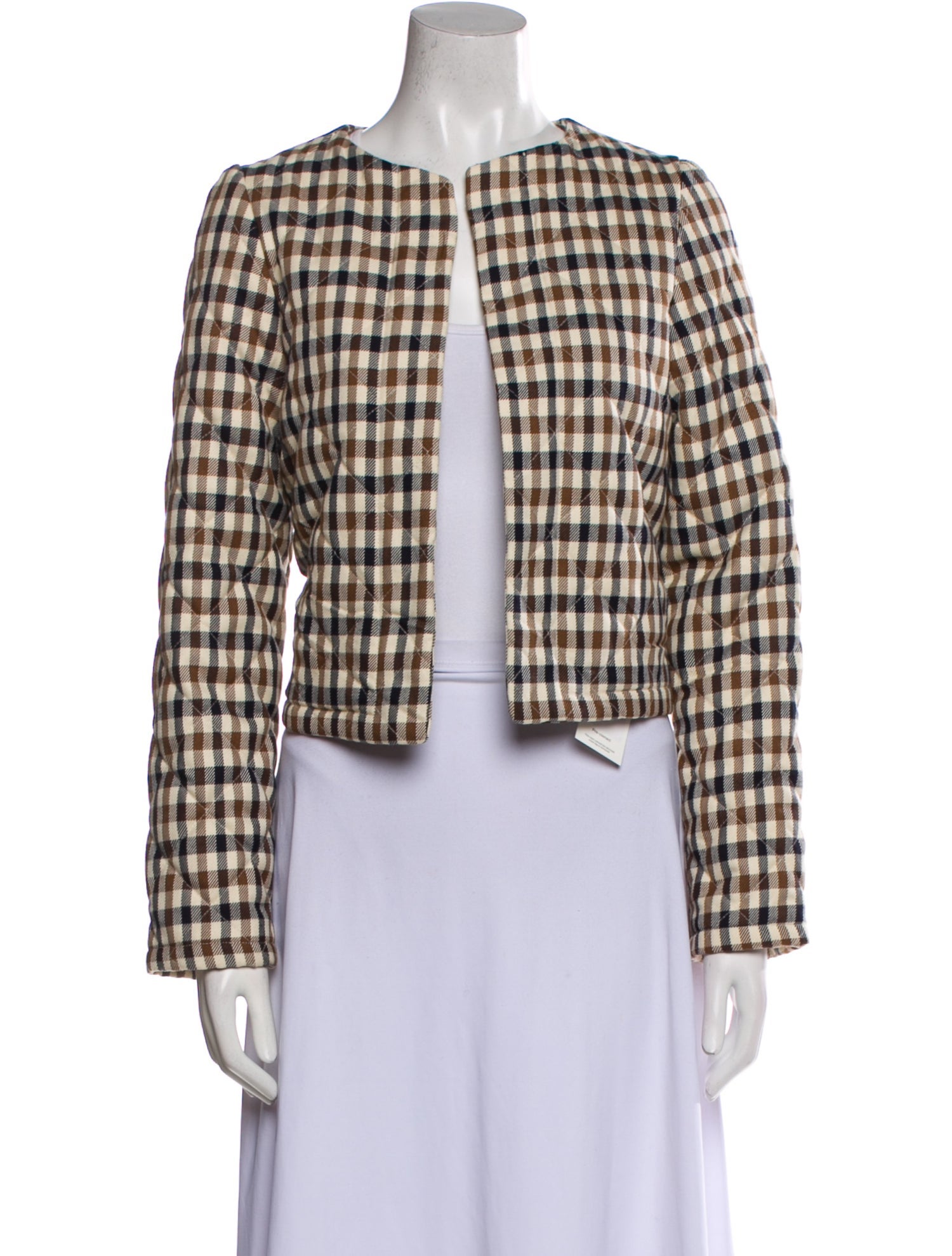Caroline Constas Plaid Print Evening Jacket w/ Tags
