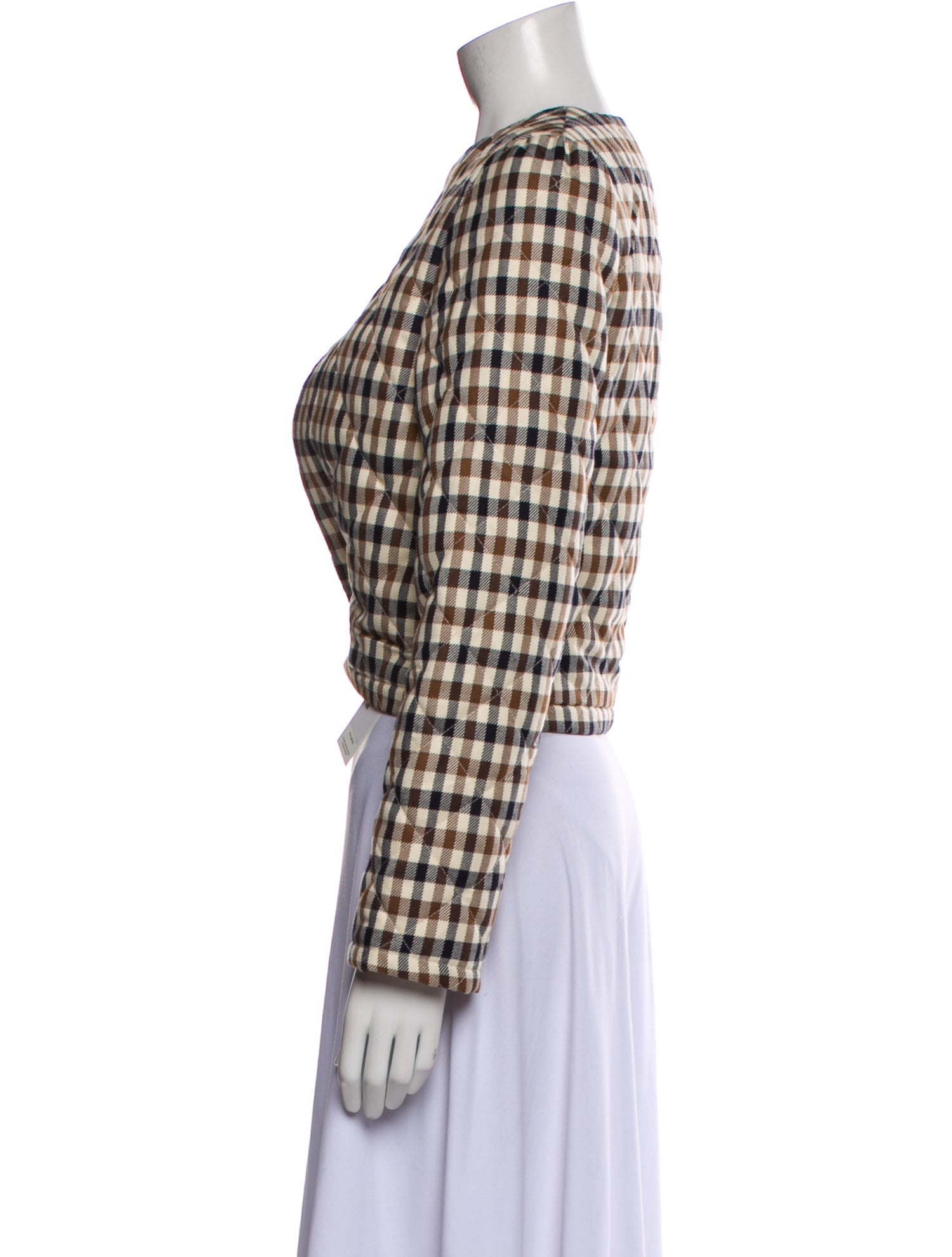 Caroline Constas Plaid Print Evening Jacket w/ Tags