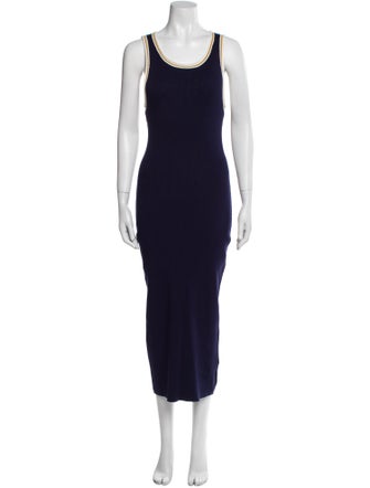 Caroline Constas Scoop Neck Long Dress