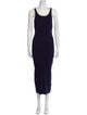 Caroline Constas Scoop Neck Long Dress