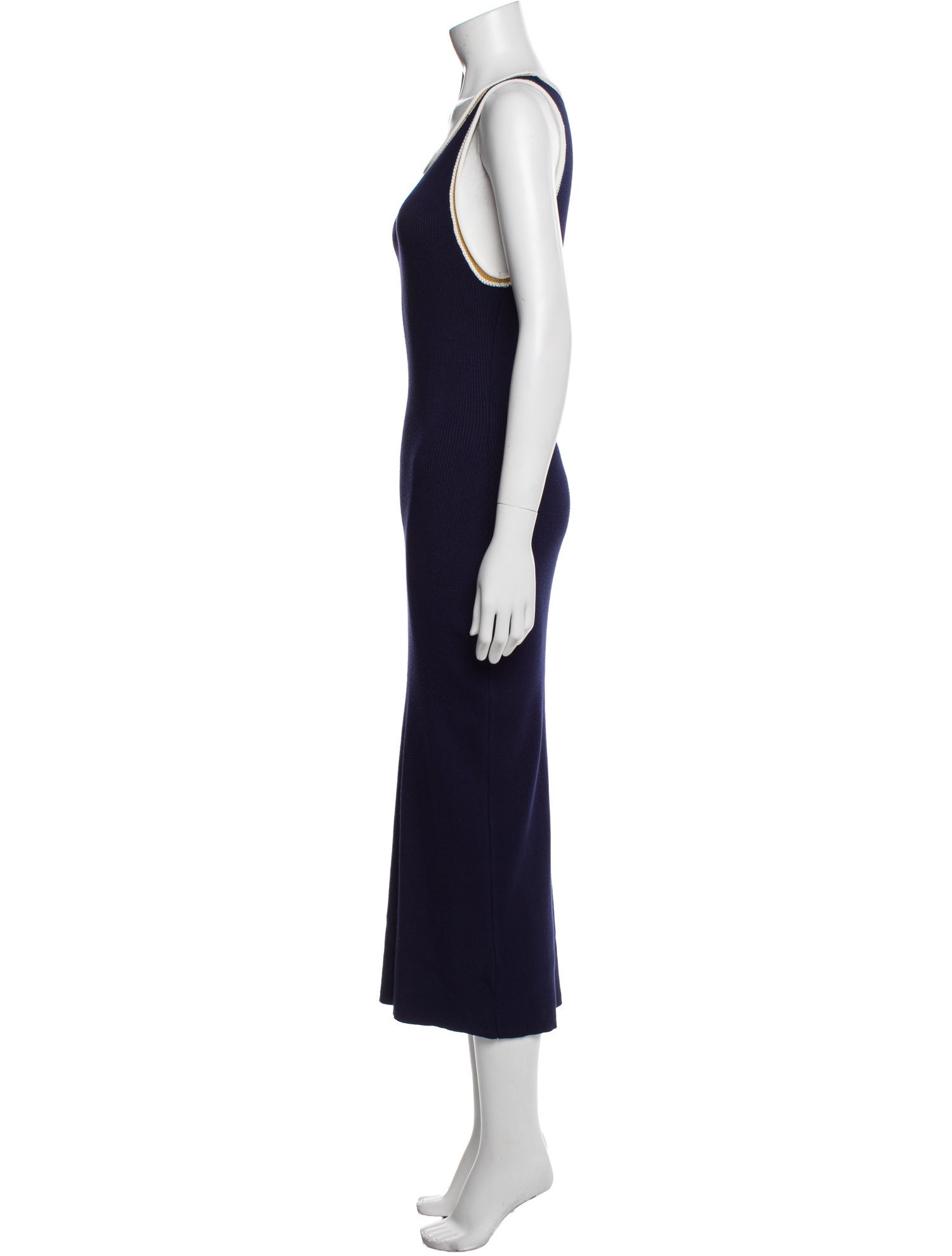 Caroline Constas Scoop Neck Long Dress