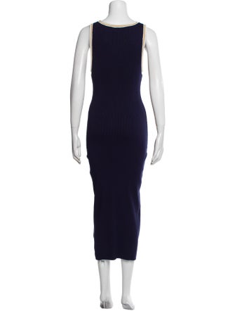 Caroline Constas Scoop Neck Long Dress