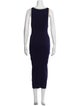 Caroline Constas Scoop Neck Long Dress