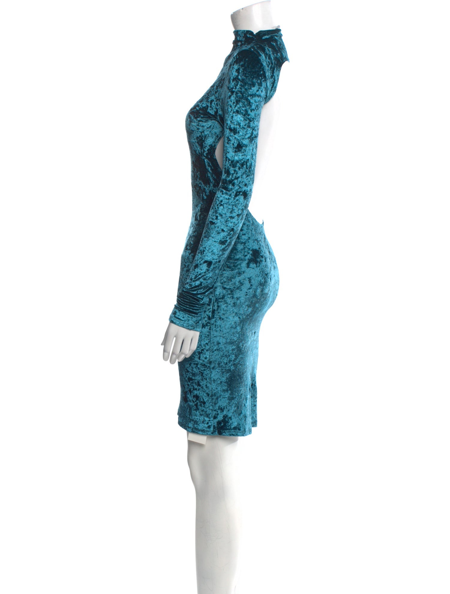 Caroline Constas Mock Neck Mini Dress