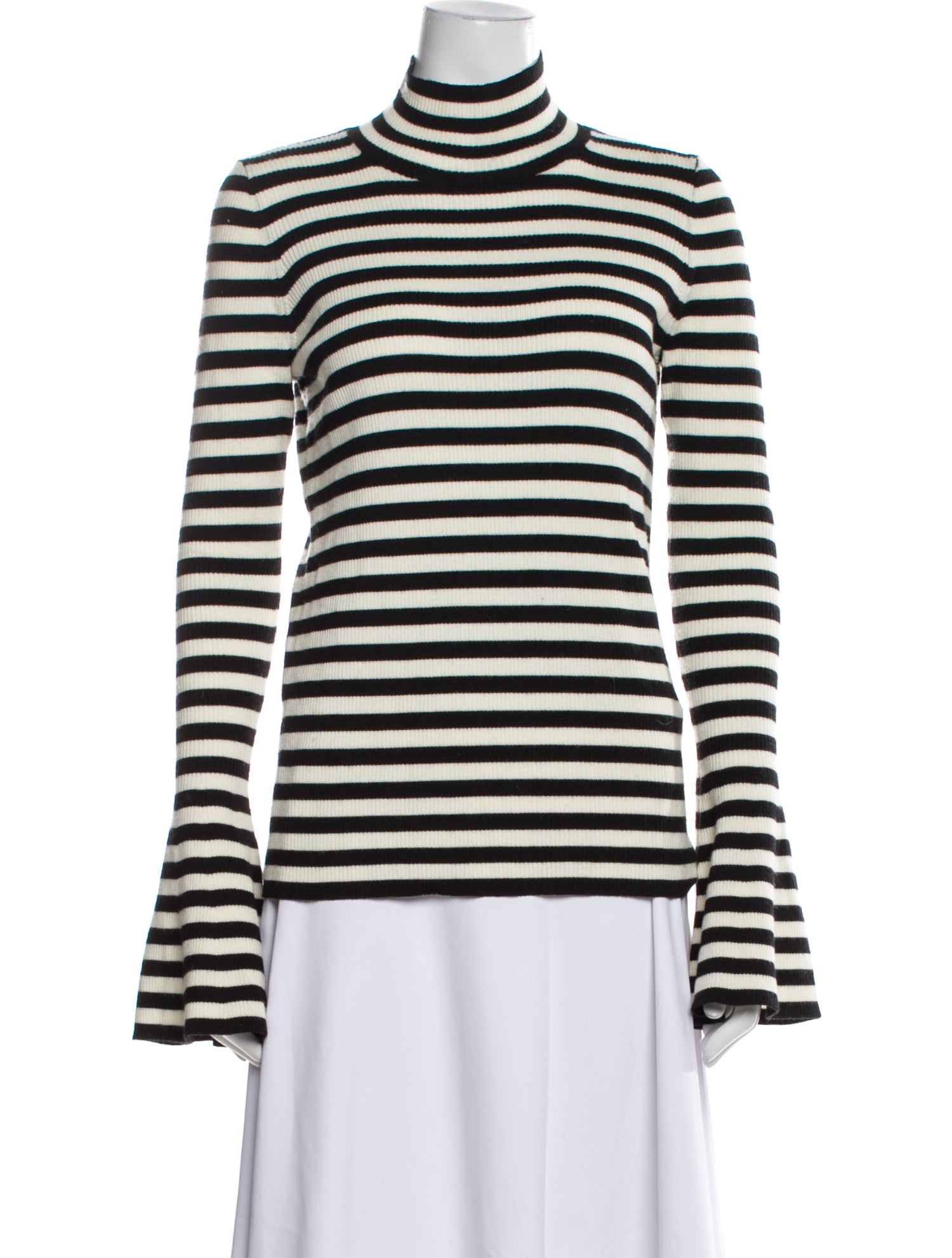 Caroline Constas Wool Striped Sweater