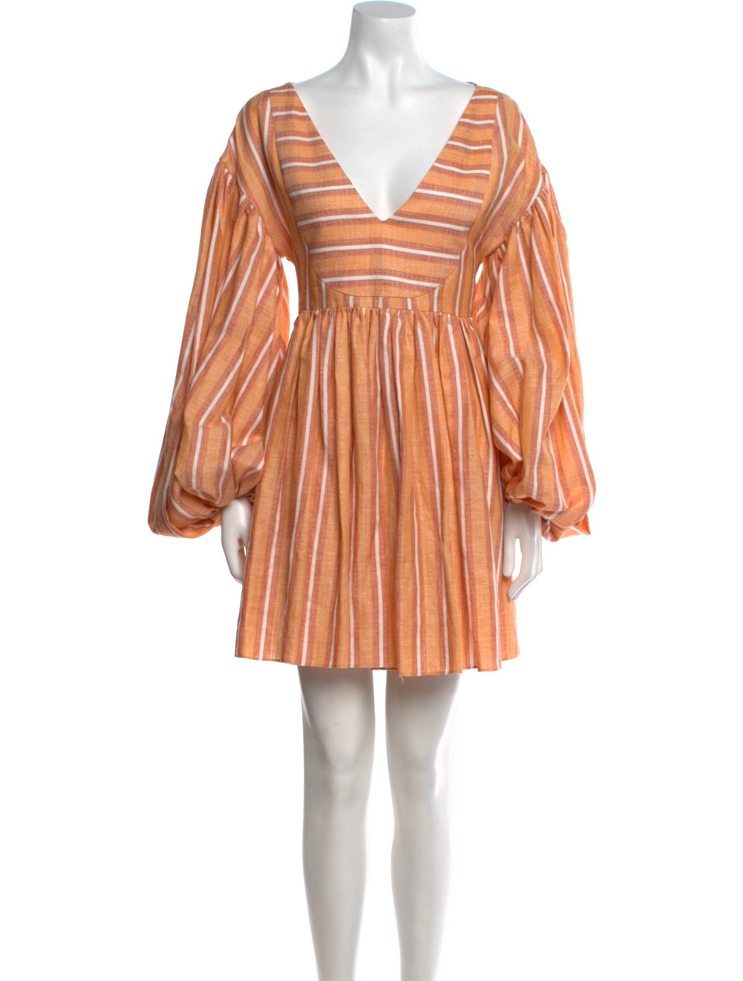 Caroline Constas Linen Mini Dress