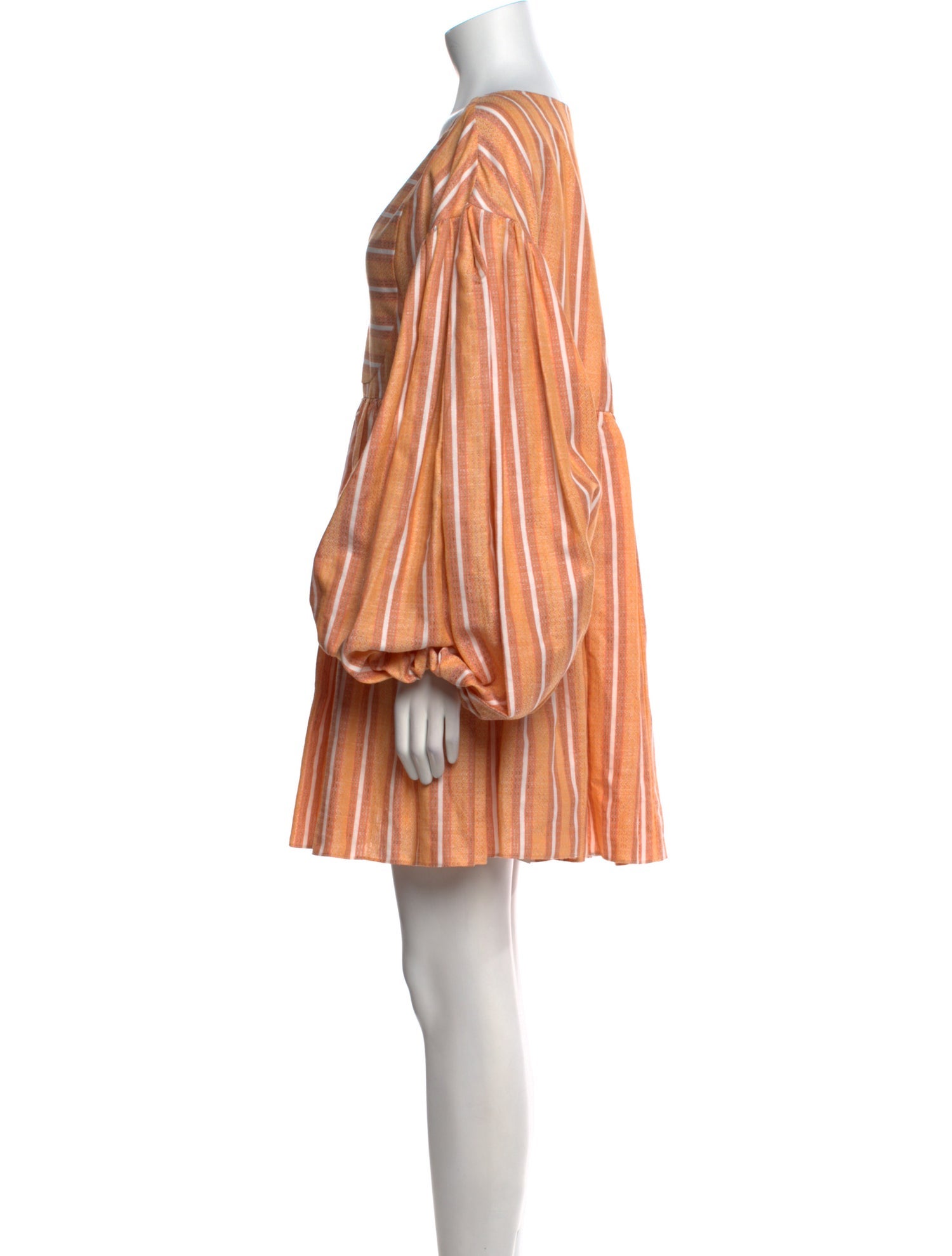 Caroline Constas Linen Mini Dress