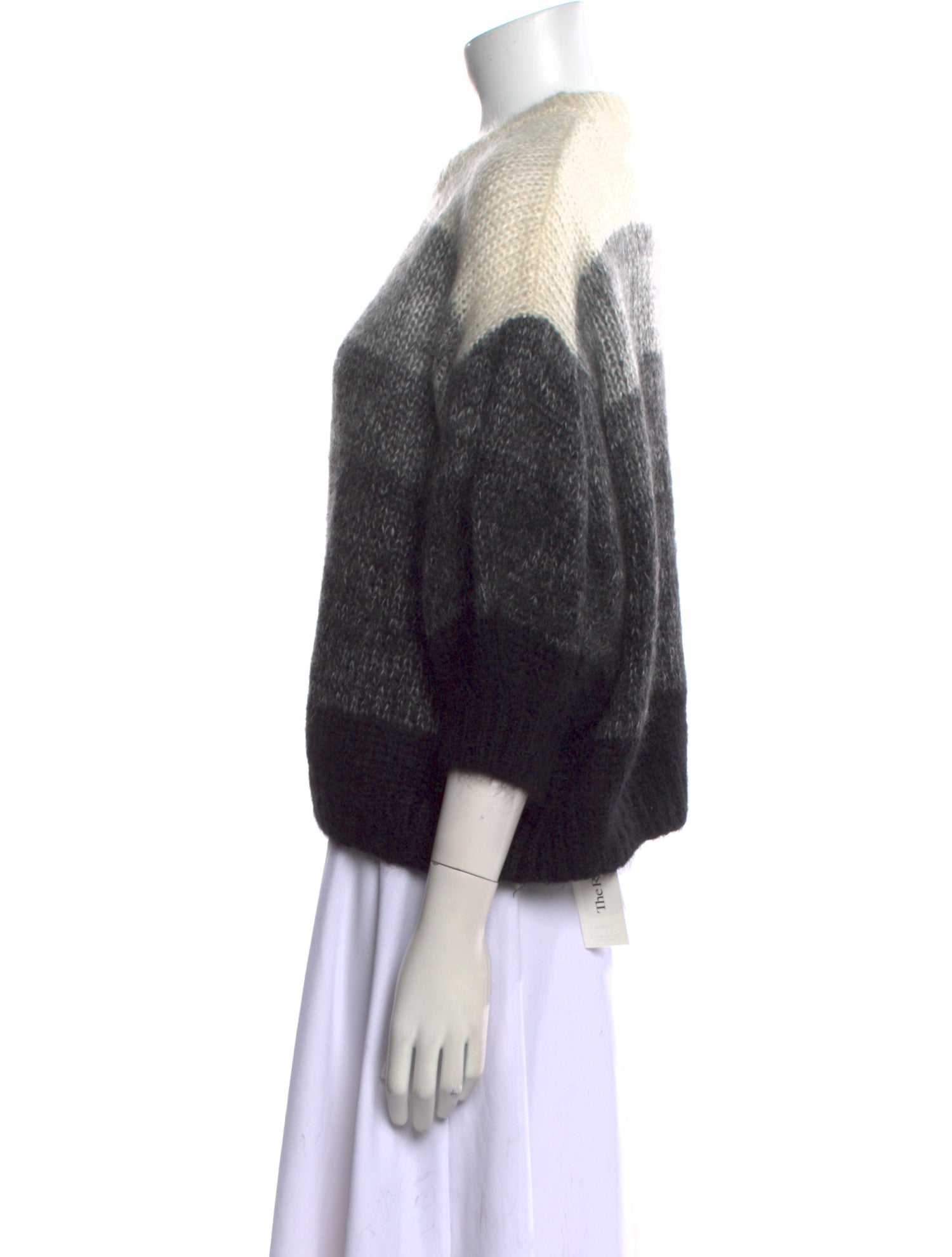 Caroline Constas Mohair Striped Sweater