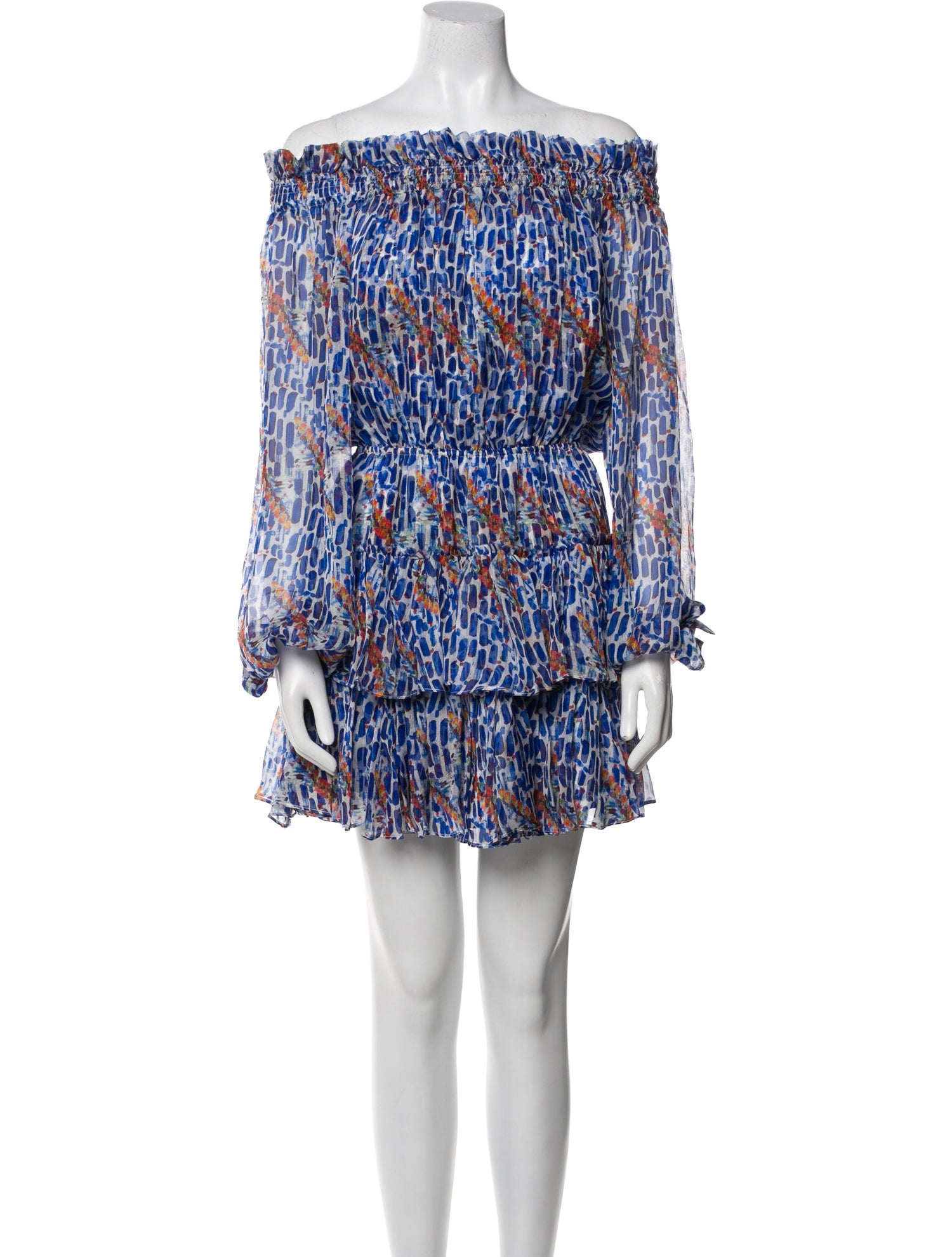 Caroline Constas Silk Mini Dress