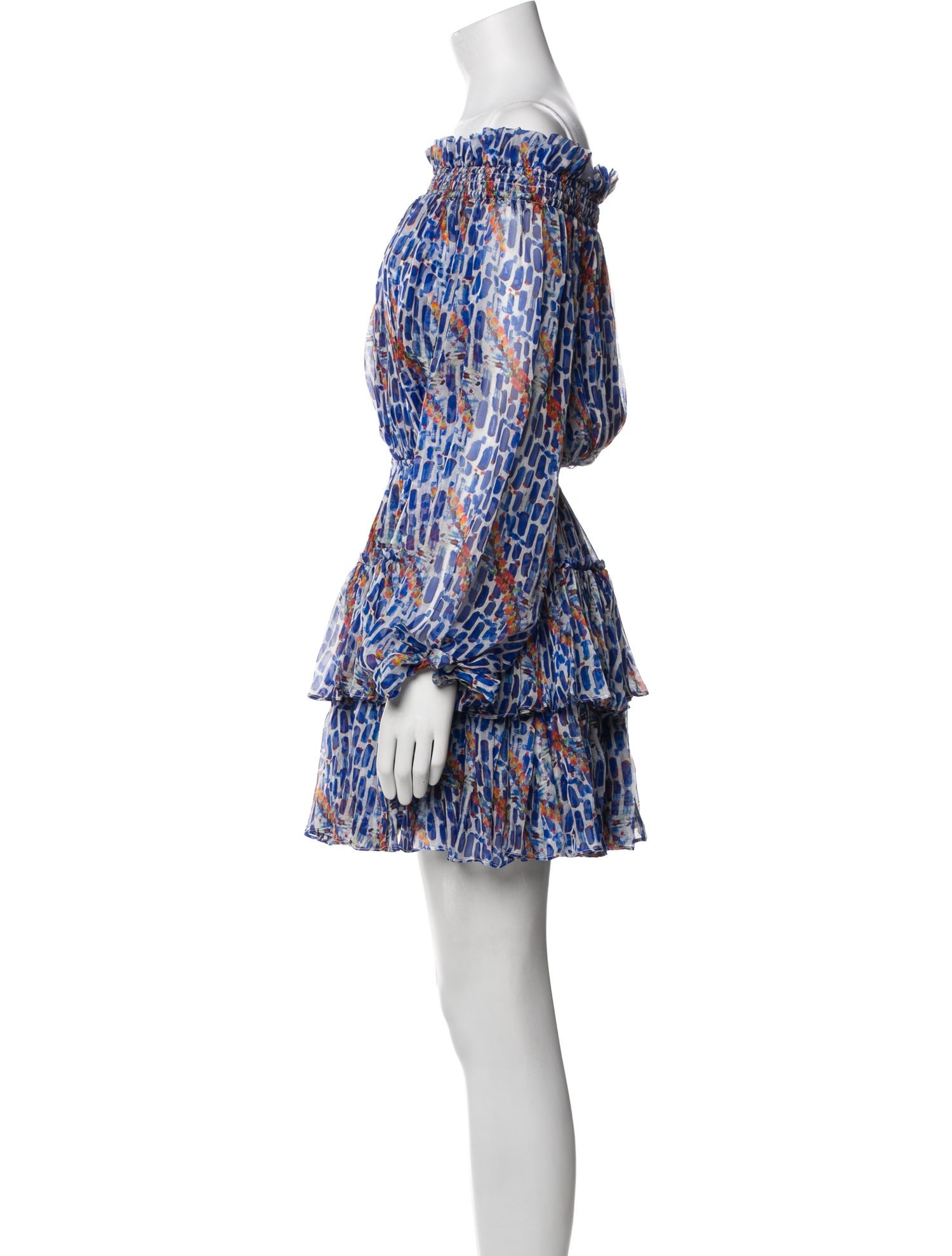 Caroline Constas Silk Mini Dress