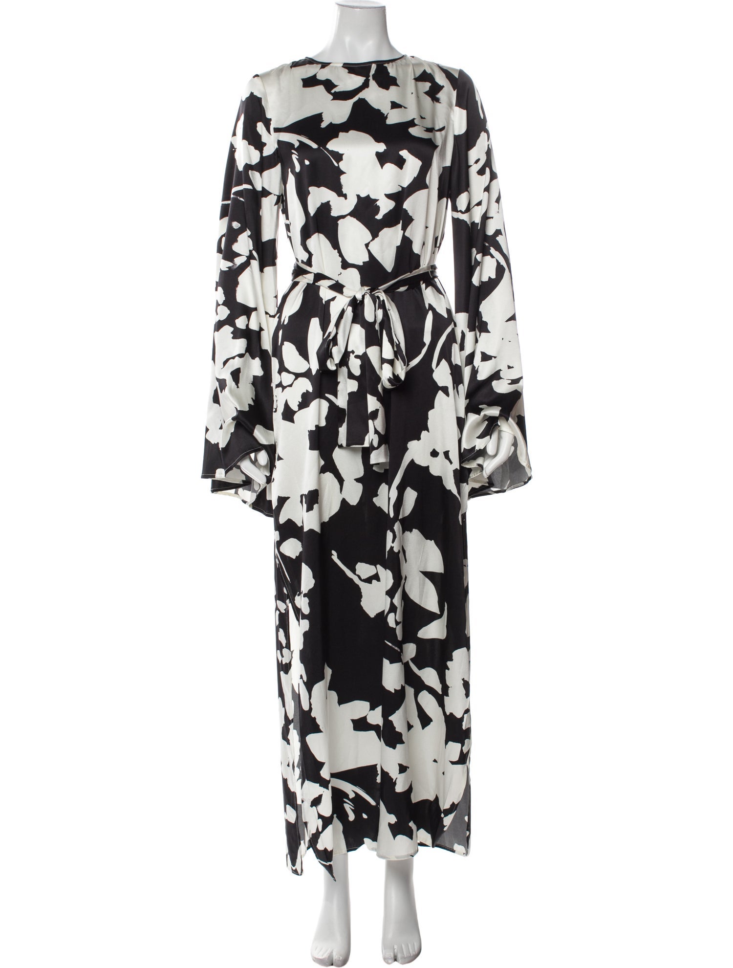 Caroline Constas Floral Print Long Dress