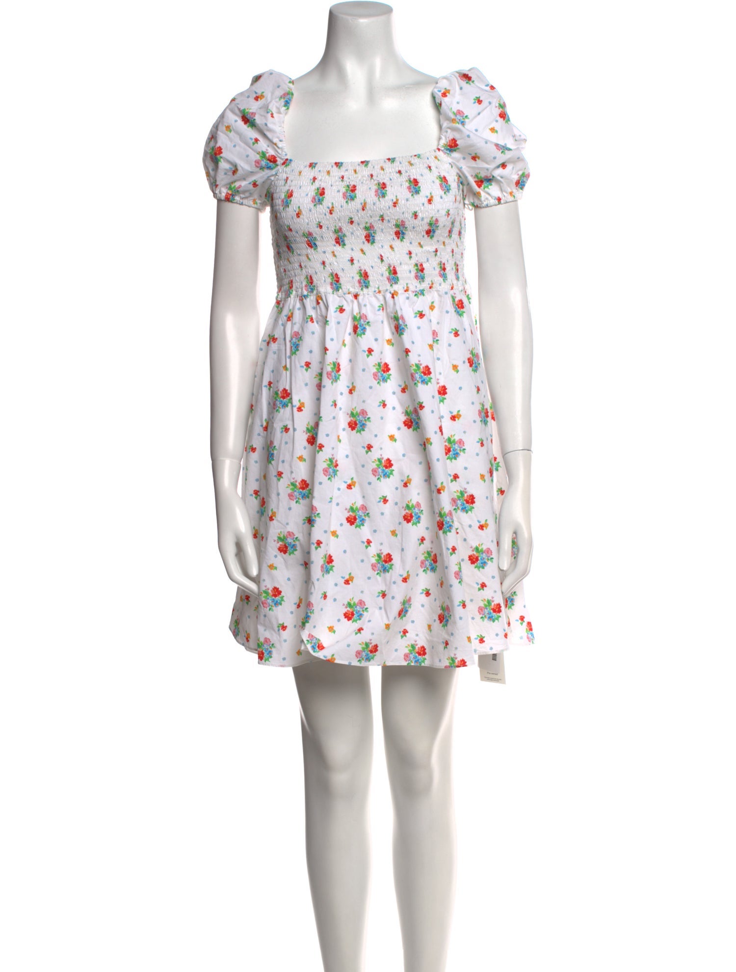 Caroline Constas Floral Print Mini Dress