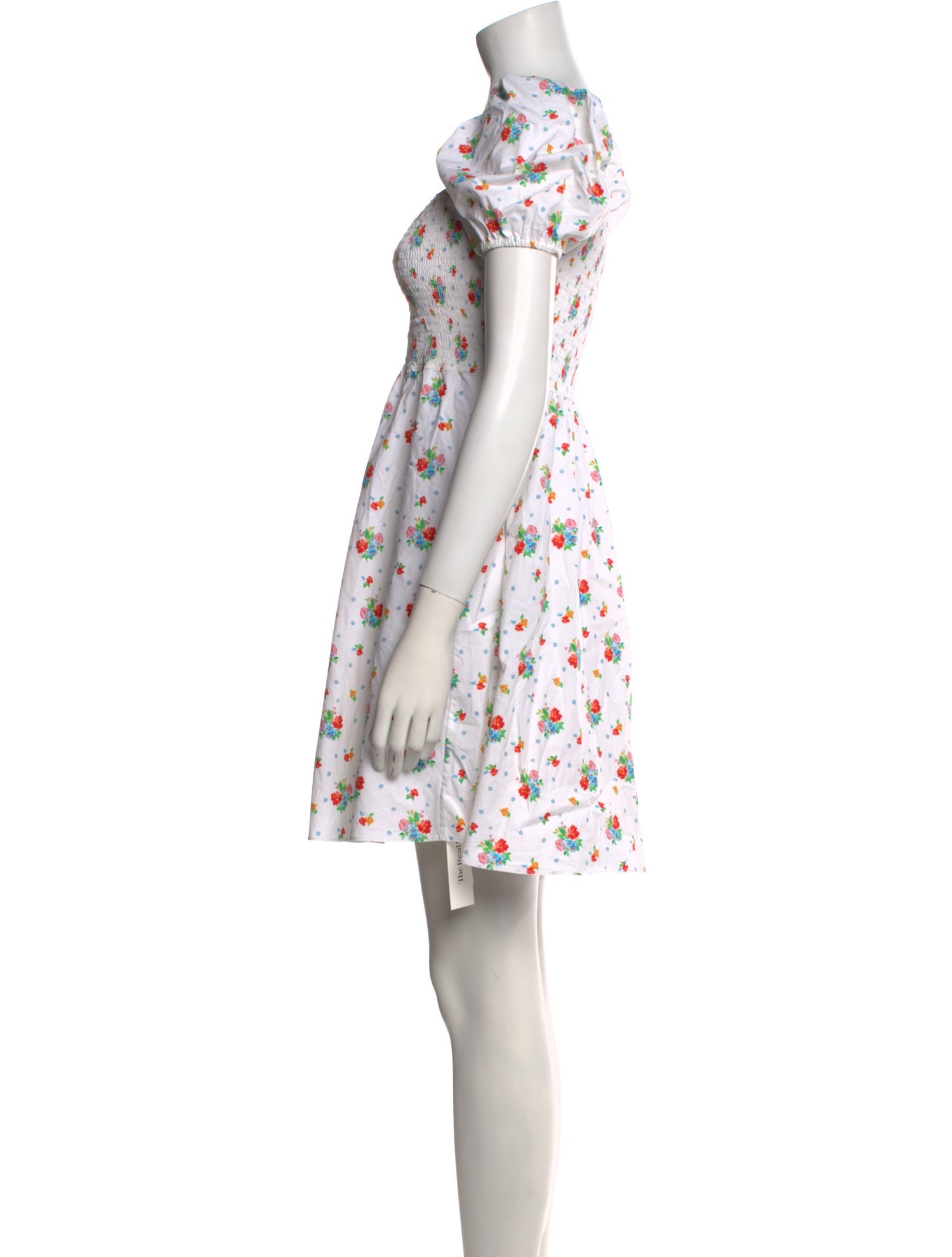 Caroline Constas Floral Print Mini Dress