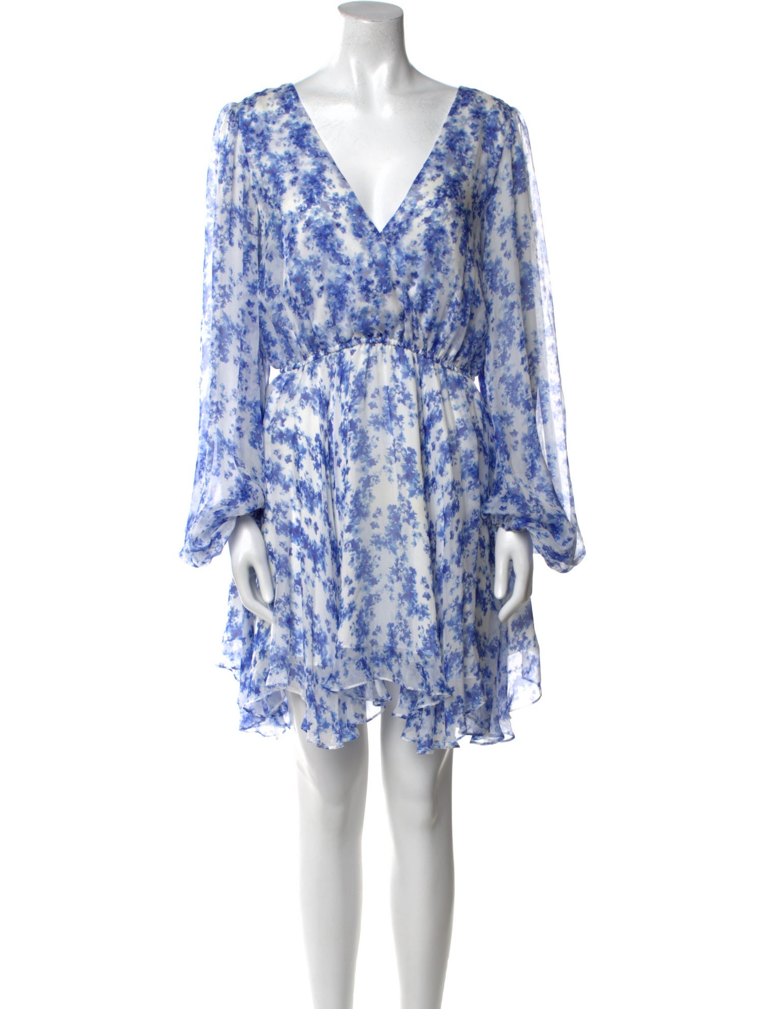 Caroline Constas Silk Mini Dress