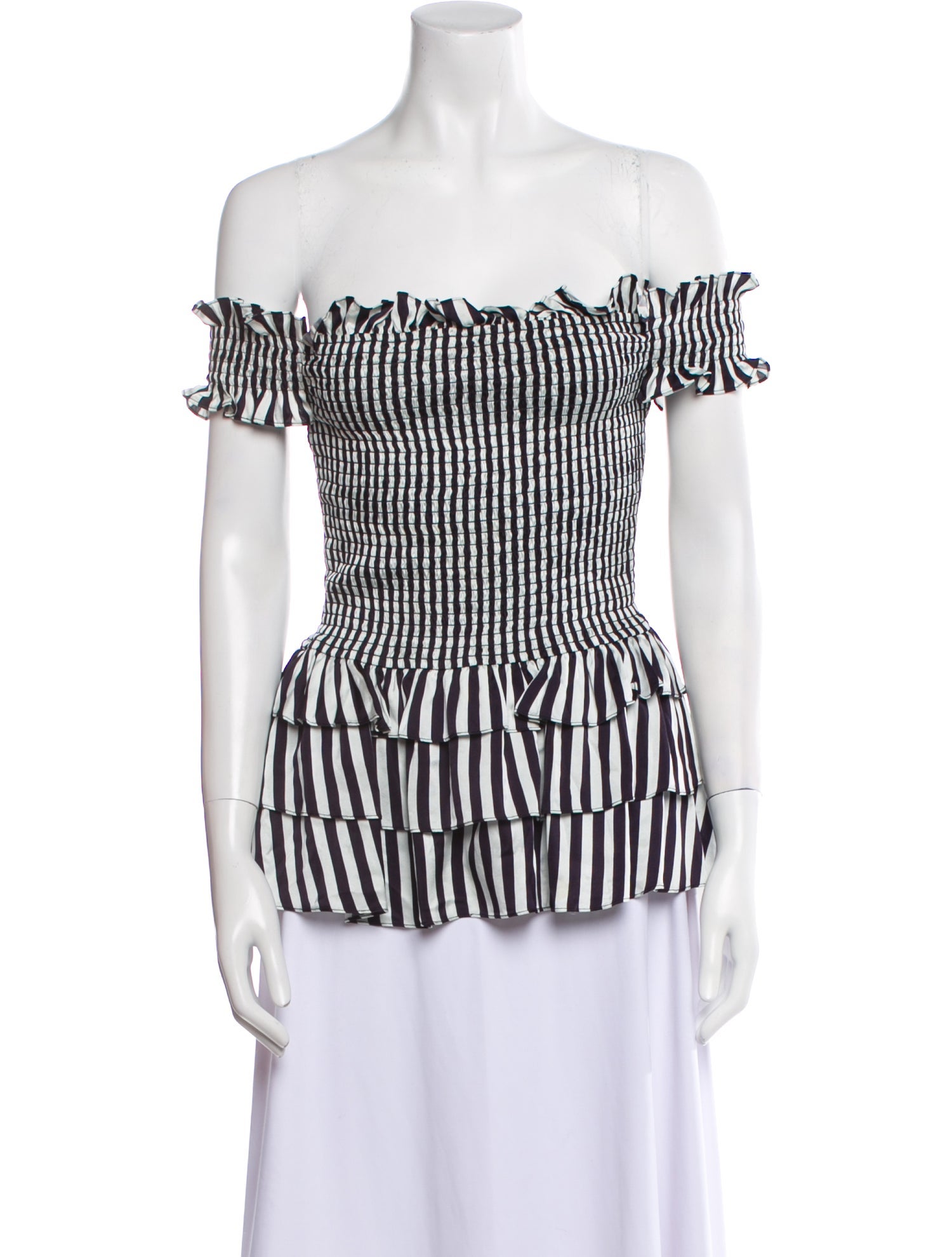 Caroline Constas Silk Printed Top