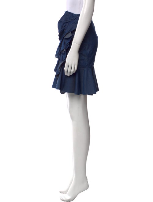 Caroline Constas Ruffle Embellishment Knee-Length Skirt