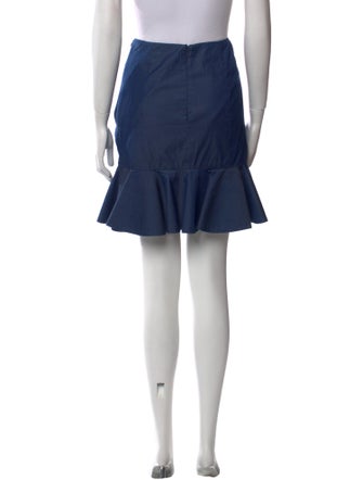 Caroline Constas Ruffle Embellishment Knee-Length Skirt