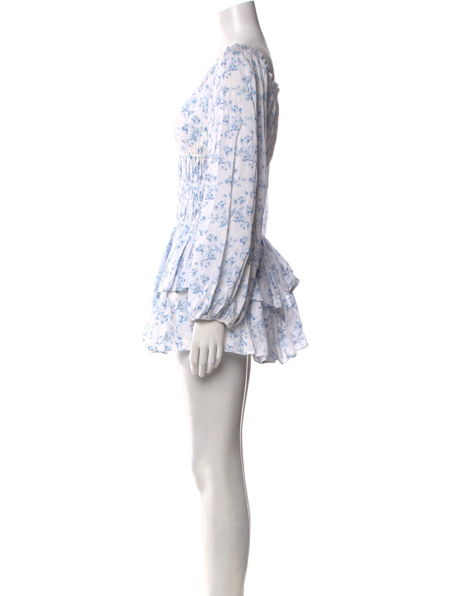 Caroline Constas Floral Print Mini Dress