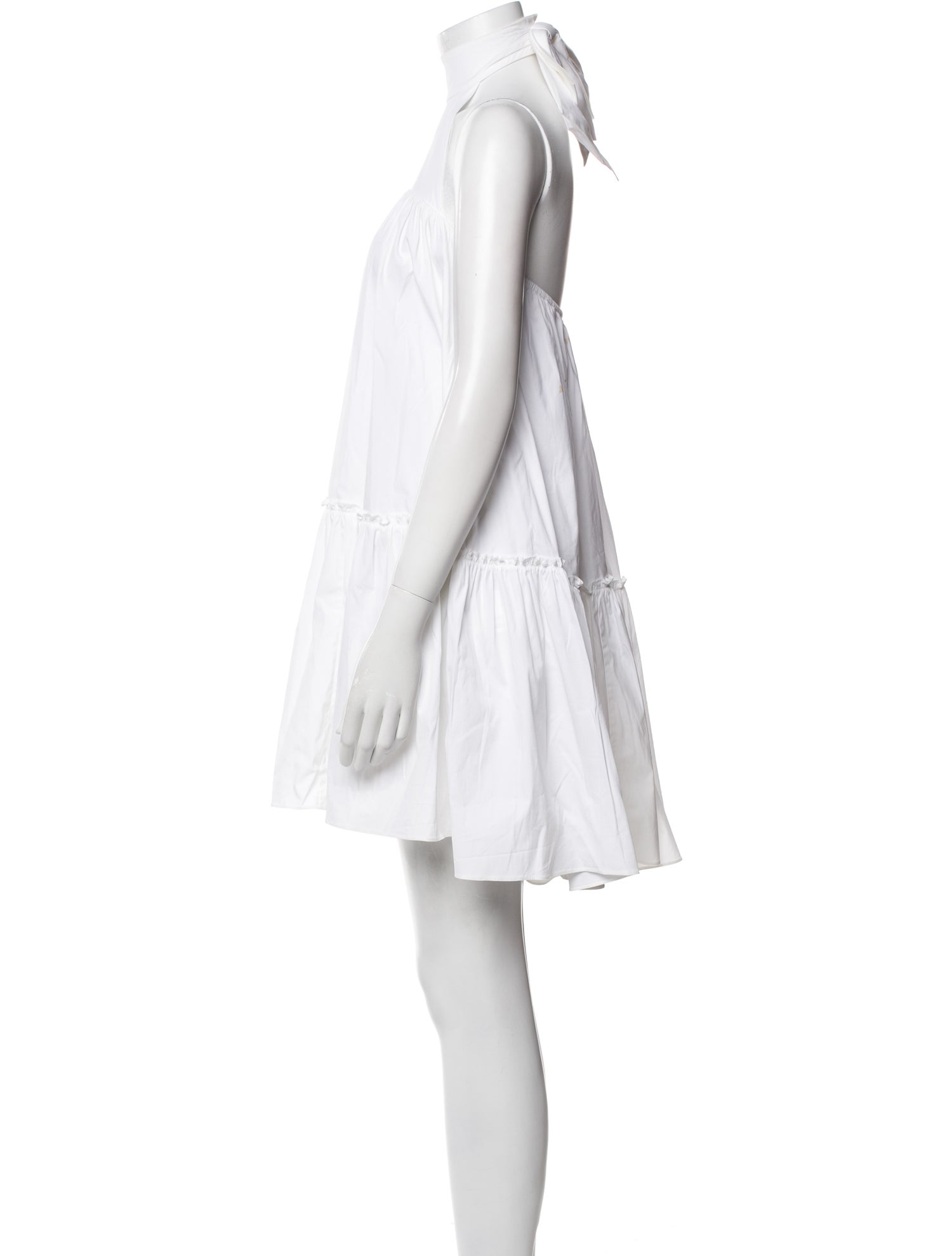 Caroline Constas Halterneck Knee-Length Dress