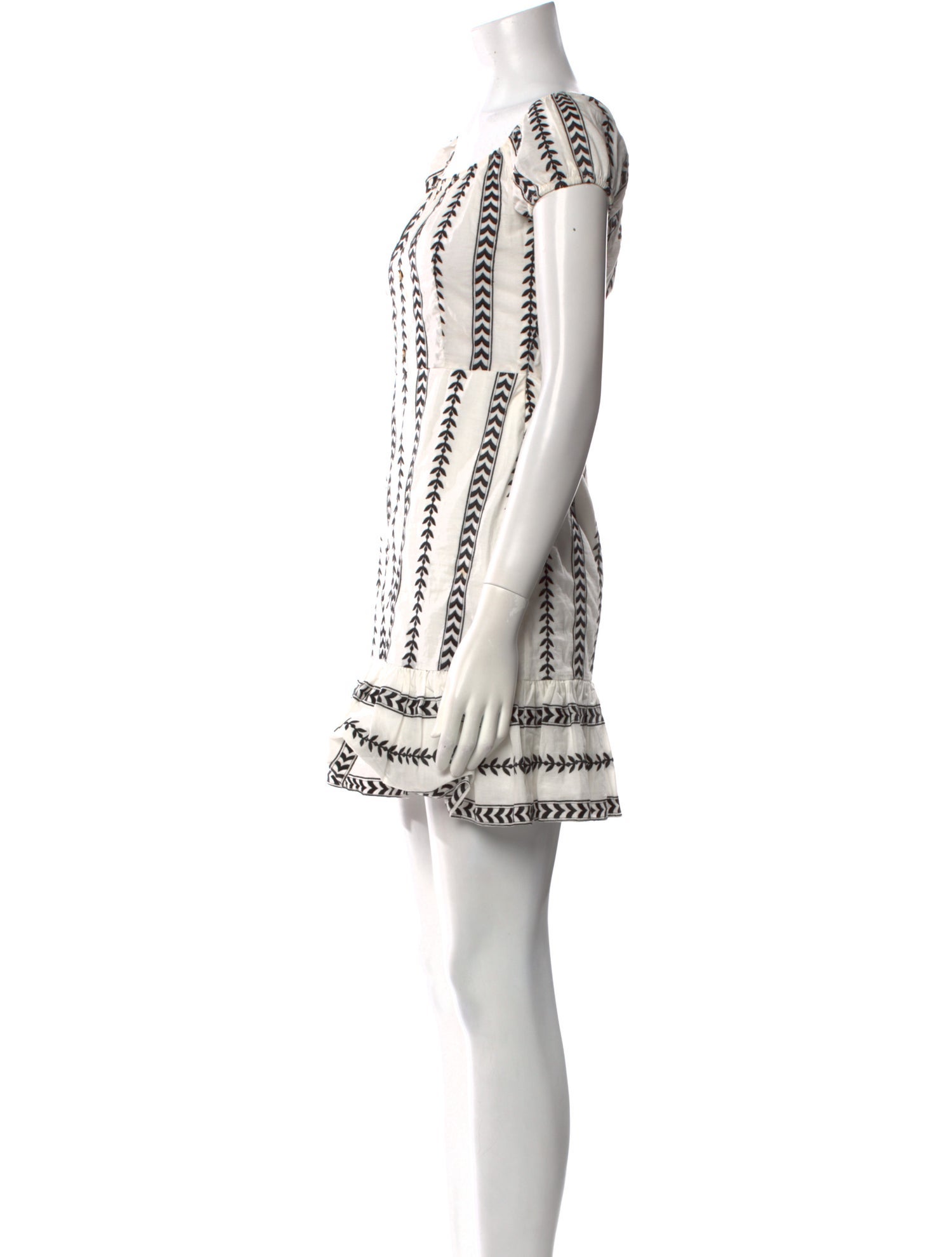 Caroline Constas Printed Mini Dress