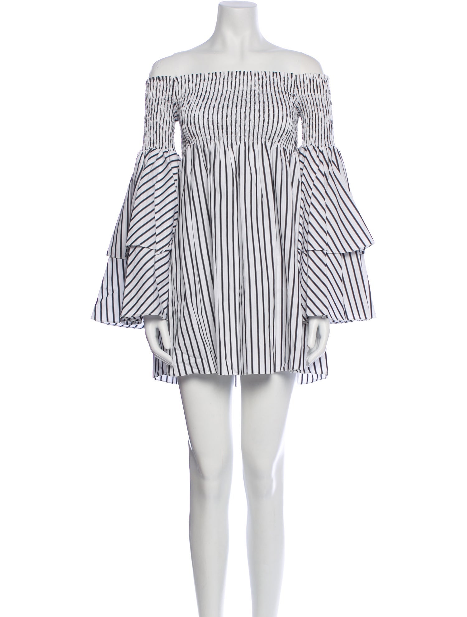 Caroline Constas Striped Mini Dress