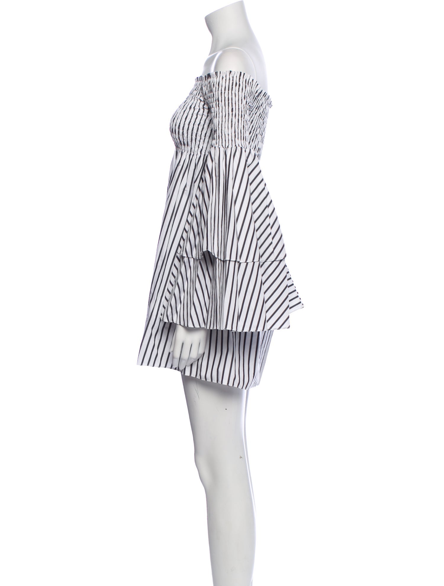 Caroline Constas Striped Mini Dress