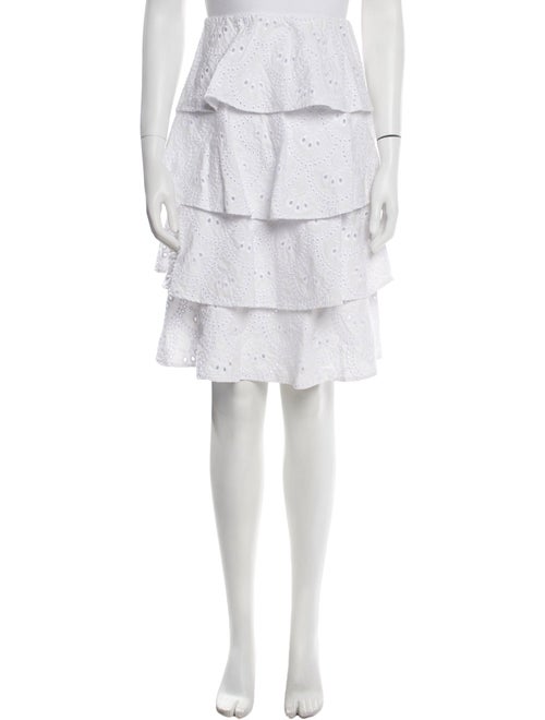 Caroline Constas Lace Pattern Knee-Length Skirt