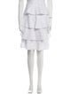 Caroline Constas Lace Pattern Knee-Length Skirt