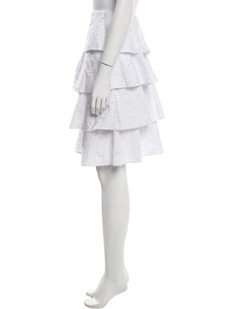 Caroline Constas Lace Pattern Knee-Length Skirt