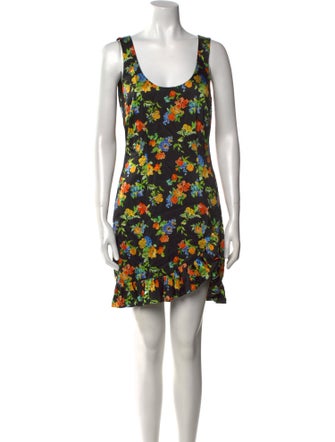 Caroline Constas Silk Mini Dress