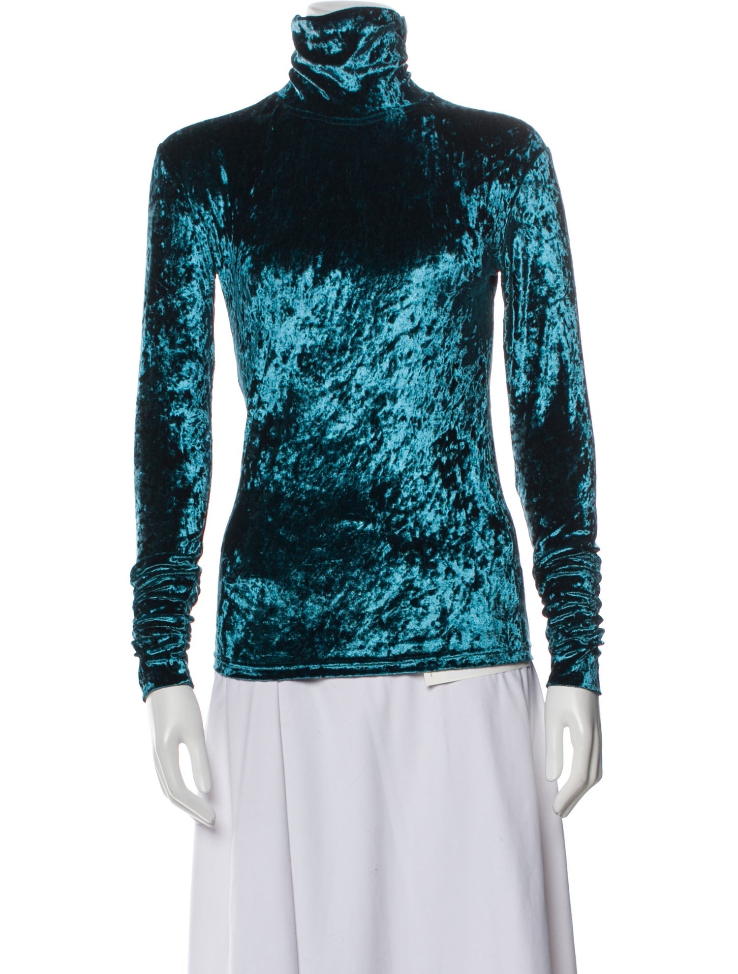 Caroline Constas Turtleneck Long Sleeve Top