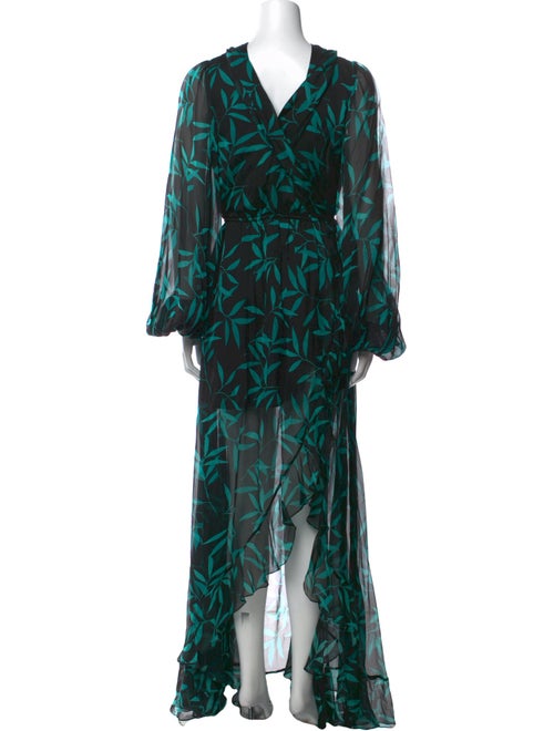 Caroline Constas Silk Long Dress