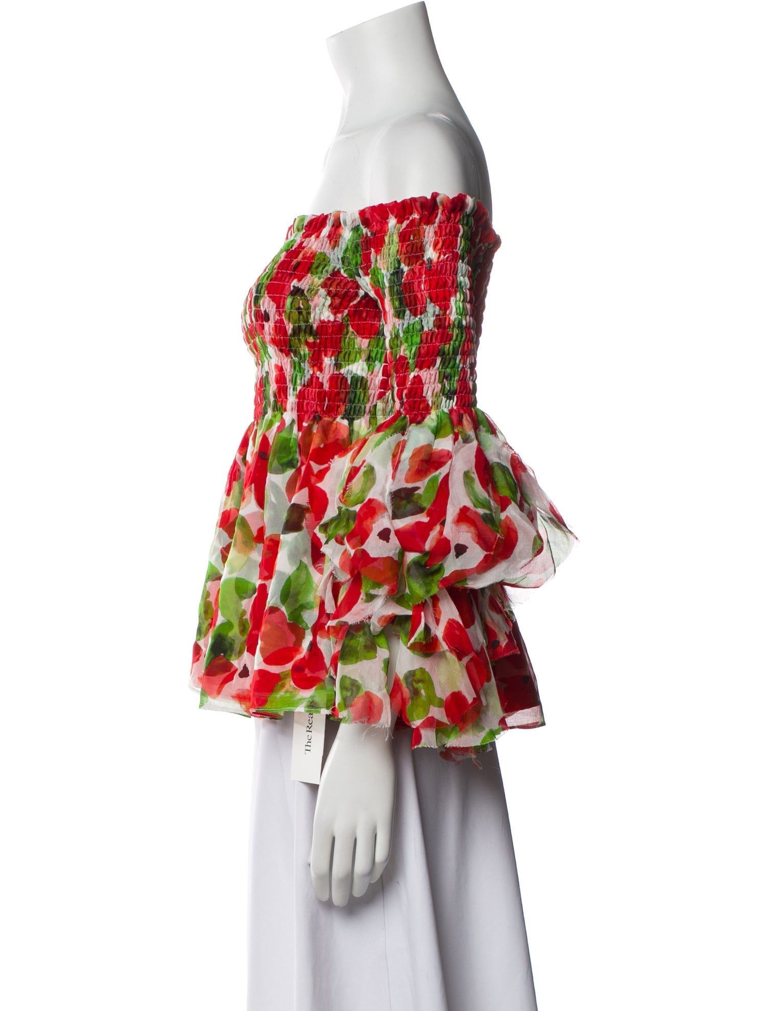 Caroline Constas Silk Printed Blouse