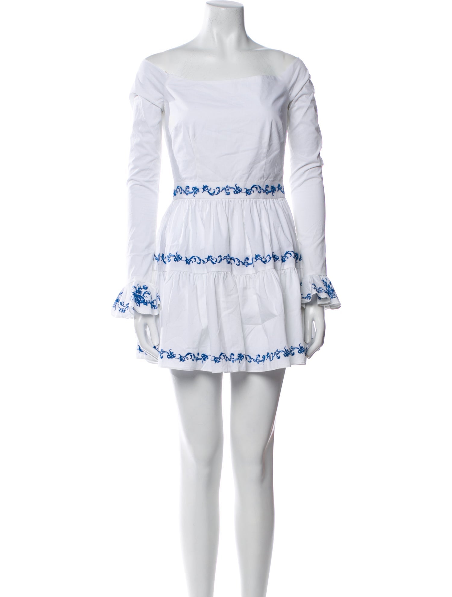 Caroline Constas Off-The-Shoulder Long Dress w/ Tags