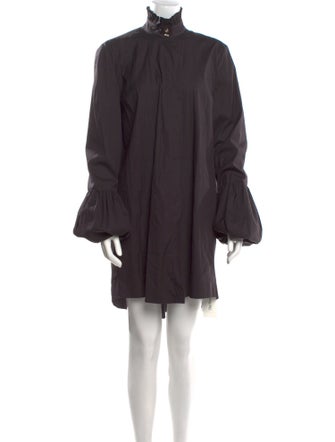 Caroline Constas Mock Neck Mini Dress