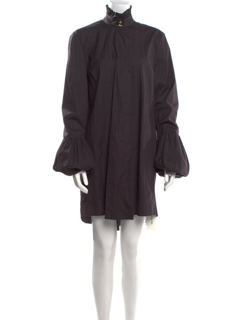 Caroline Constas Mock Neck Mini Dress