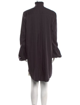 Caroline Constas Mock Neck Mini Dress