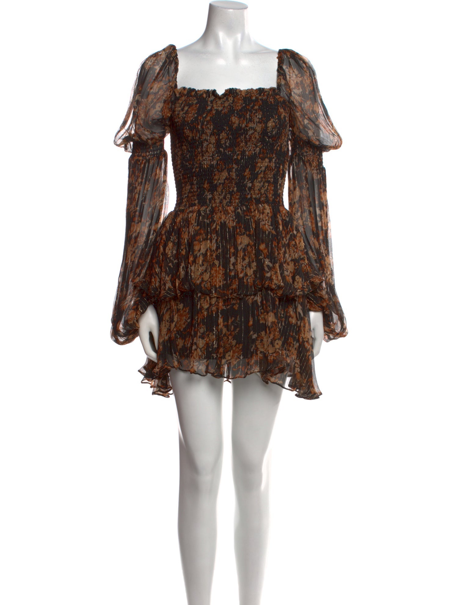 Caroline Constas Silk Mini Dress