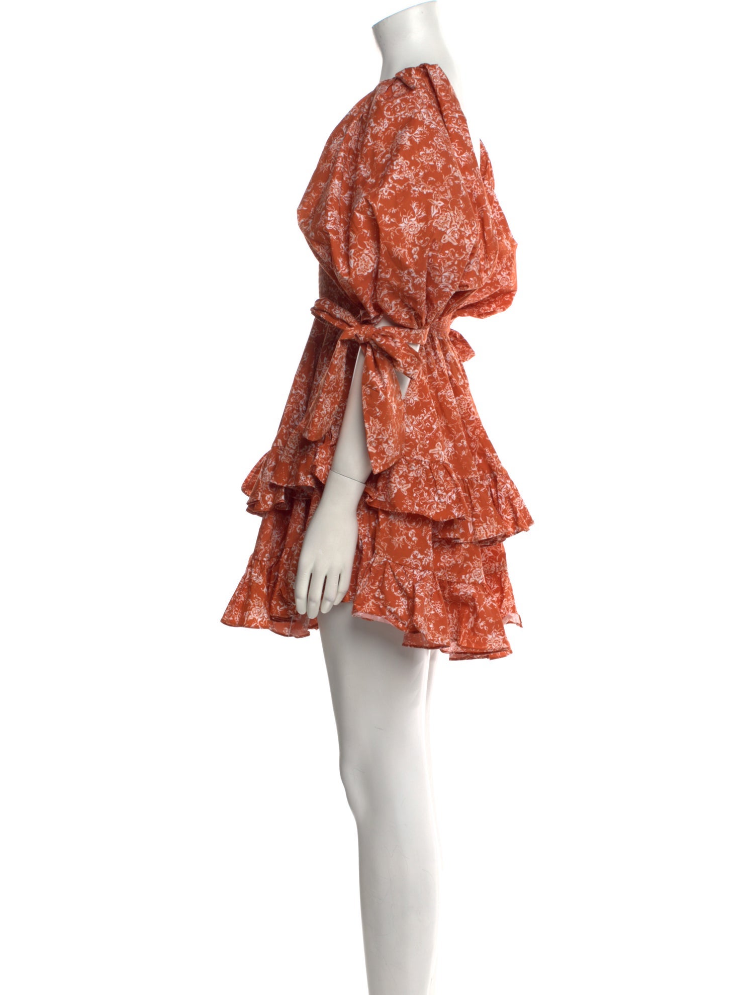 Caroline Constas Printed Mini Dress