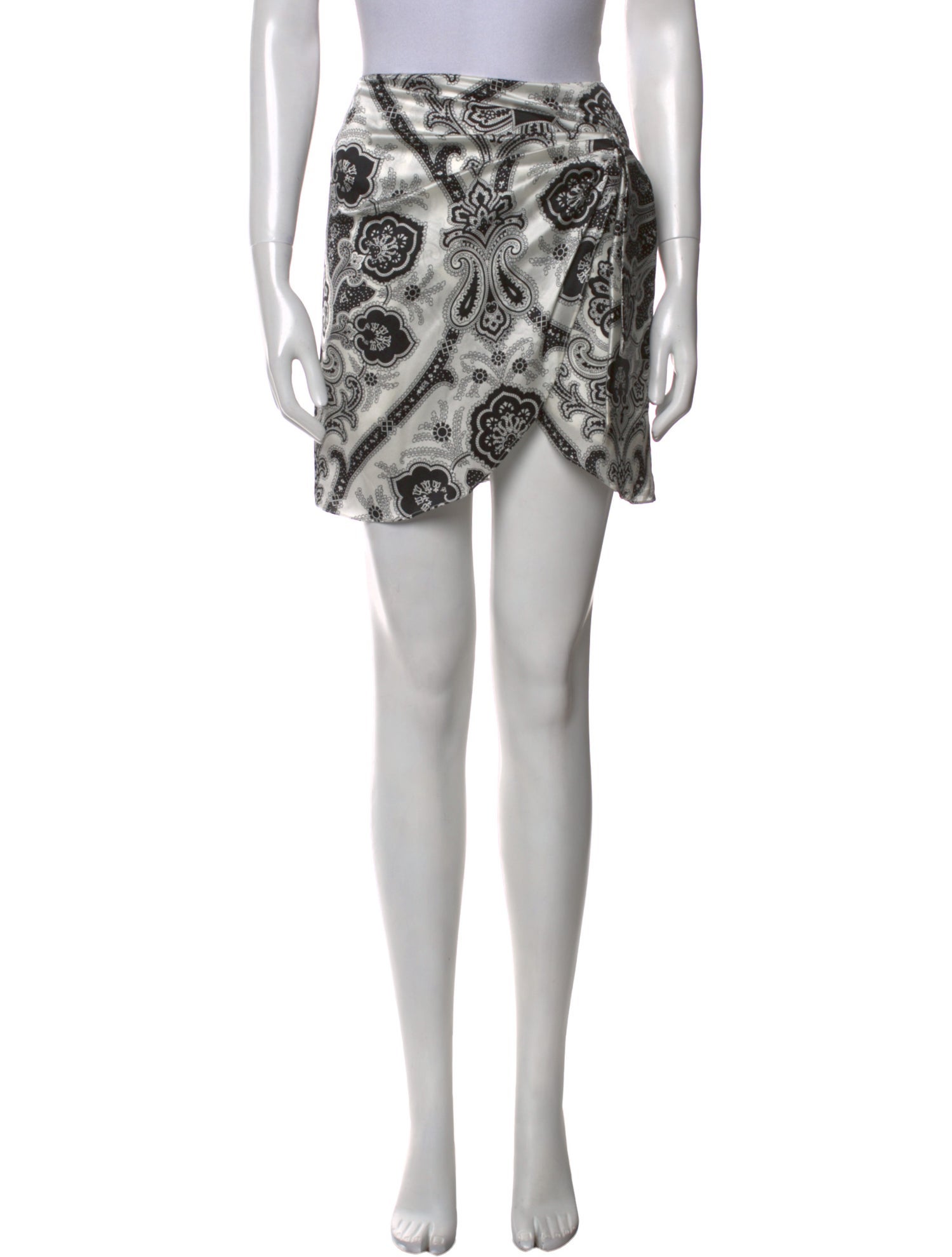 Caroline Constas Silk Mini Skirt