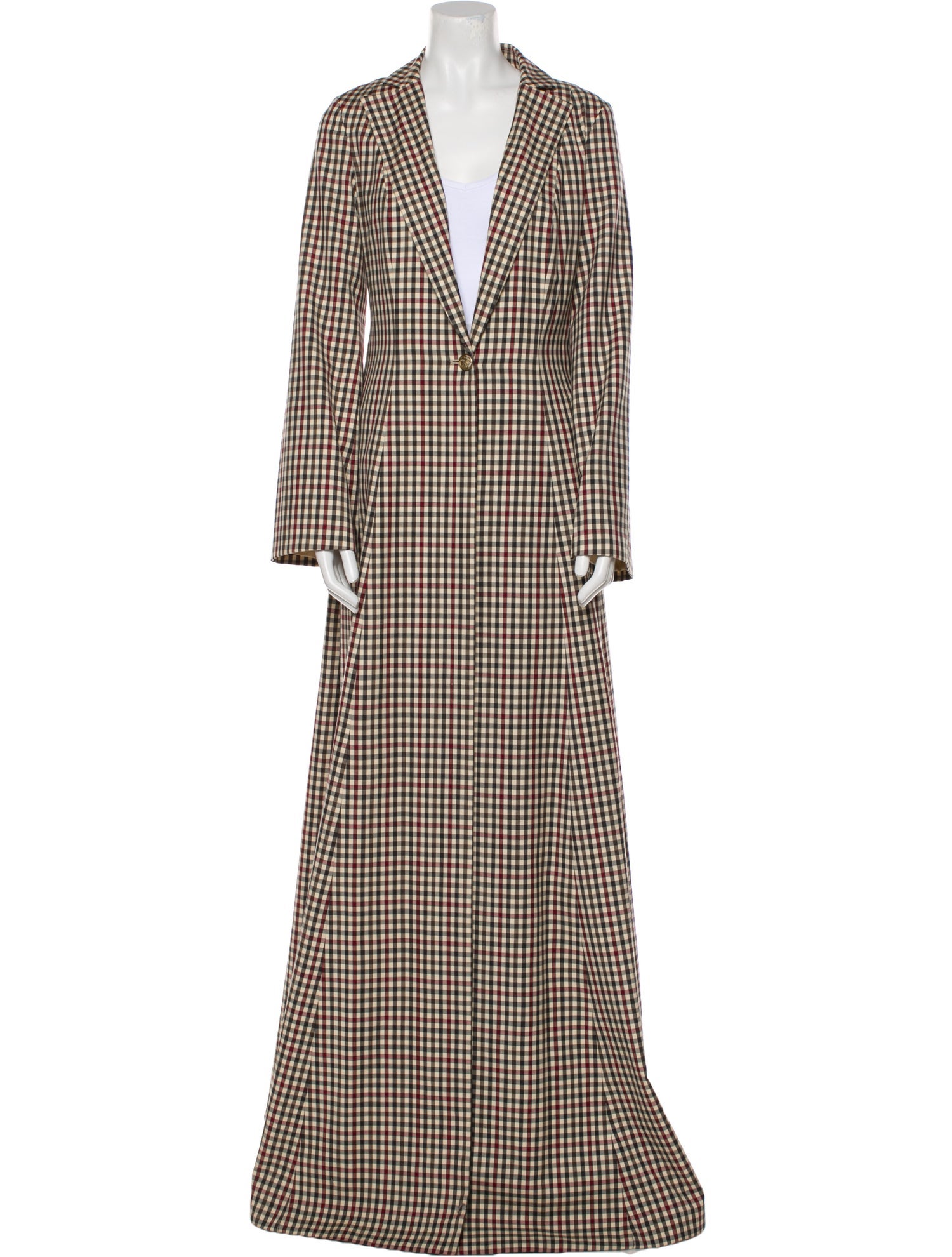 Caroline Constas Striped Coat