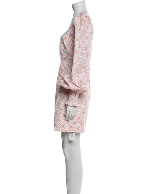 Caroline Constas Printed Mini Dress