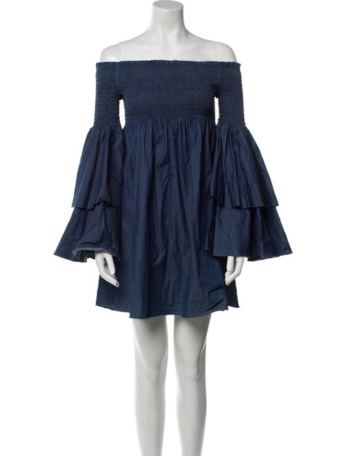 Caroline Constas Off-The-Shoulder Mini Dress