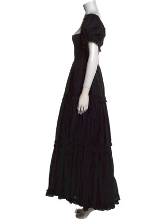 Caroline Constas Square Neckline Long Dress
