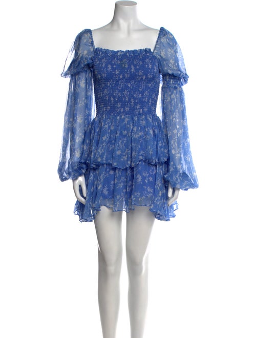 Caroline Constas Silk Mini Dress