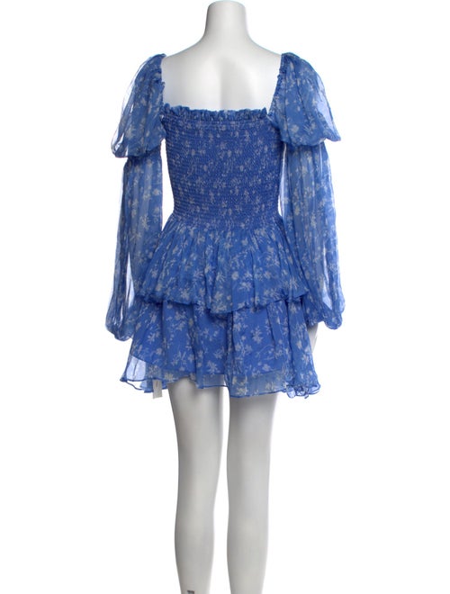 Caroline Constas Silk Mini Dress