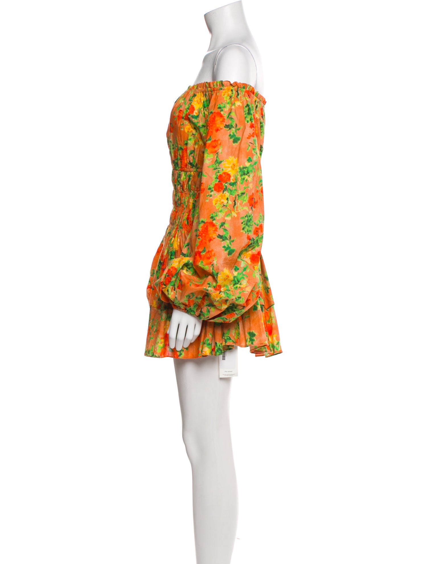 Caroline Constas Floral Print Mini Dress